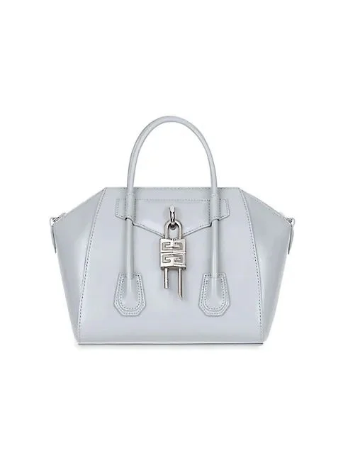 Givenchy Small Antigona Lock Bag in Box Leather