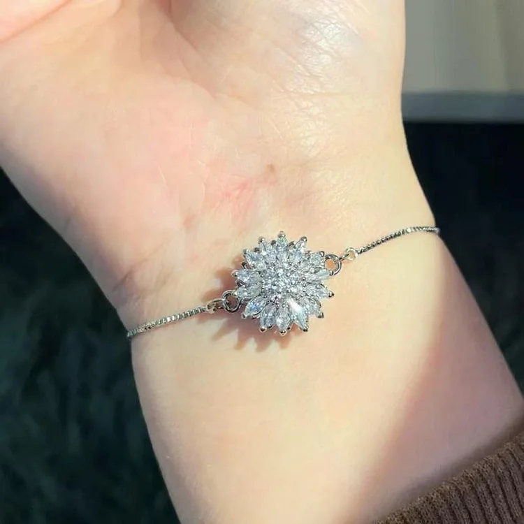 For Daughter - Spinning Sunflower Bracelet