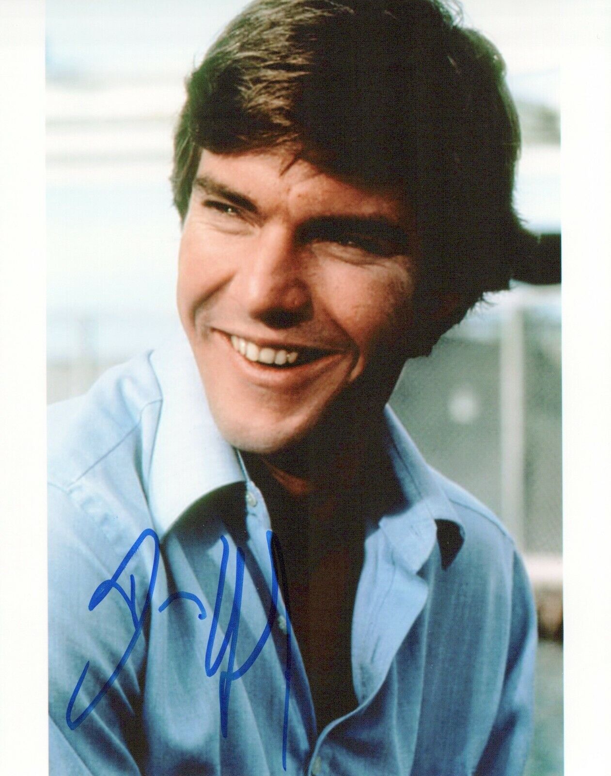 Dennis Quaid Jaws 3-D autographed Photo Poster painting signed 8x10 #4 Mike Brody sharks