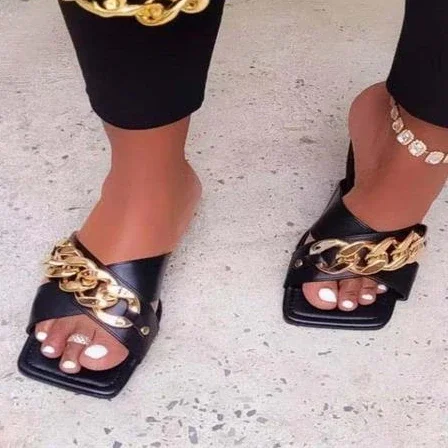 Qengg Women Sandals Style Summer Shoes for Women Flat Sandals Rubber Shoes 2022 Leather Slides Plus Size 36·43 Soulier Femme