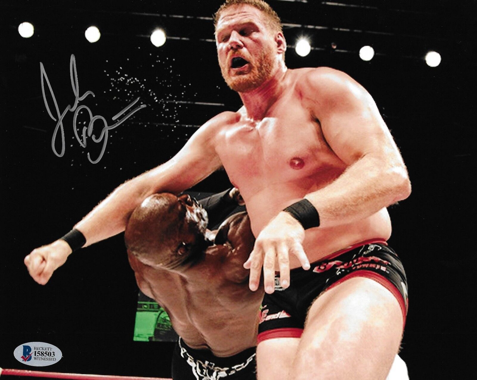 Josh Barnett Signed 8x10 Photo Poster painting BAS Beckett COA UFC New Japan Pro Wrestling IGF