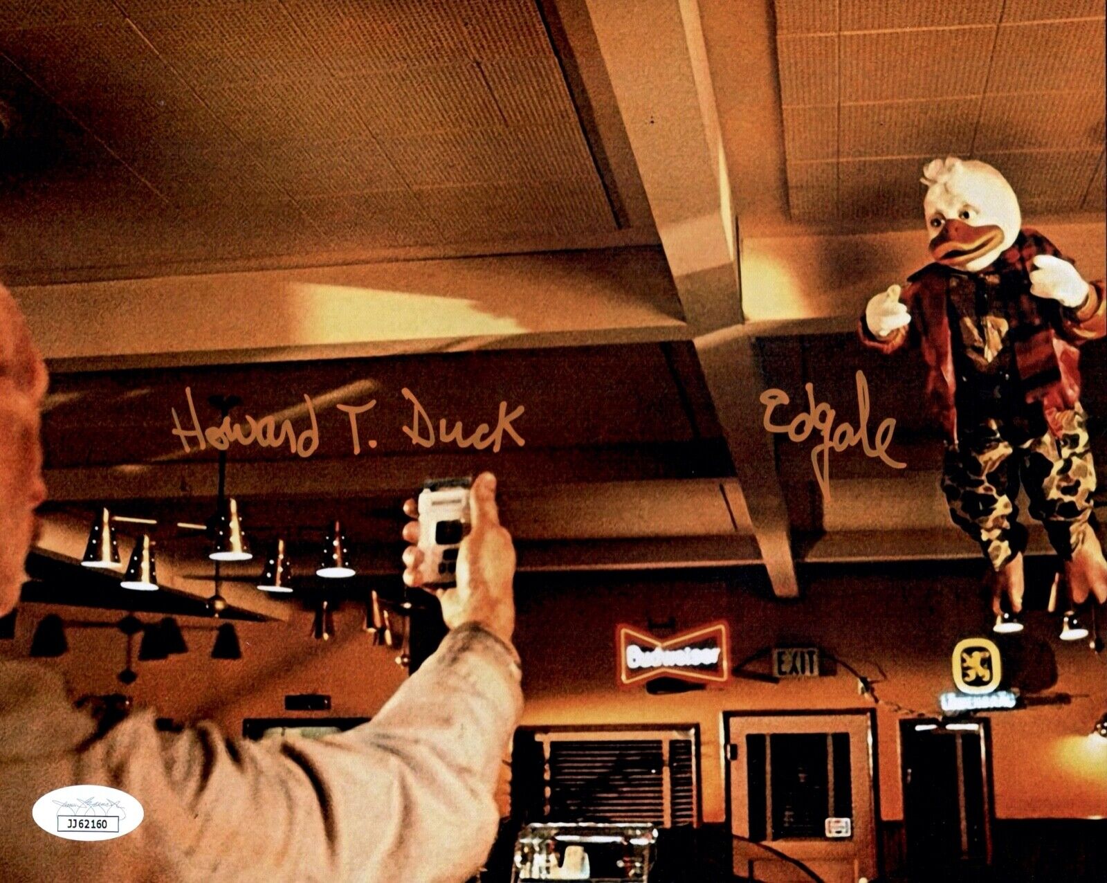 ED GALE Signed HOWARD THE DUCK 8x10 Photo Poster painting In Person Autograph JSA COA Cert