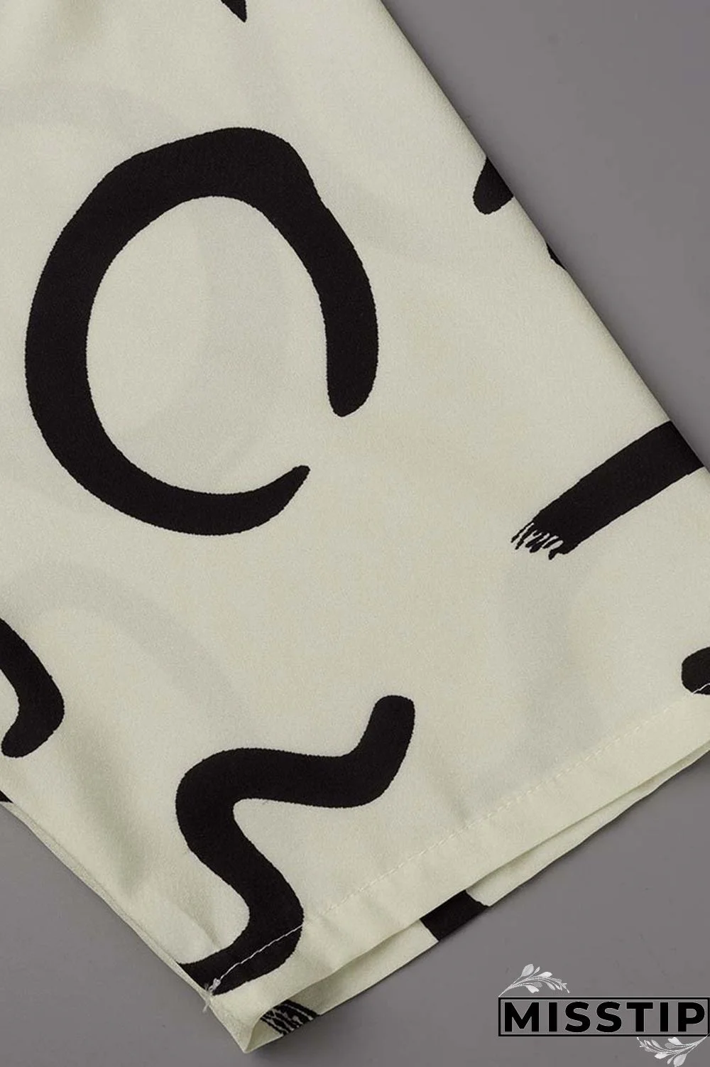 Orange Casual Print Patchwork V Neck Long Sleeve Two Pieces