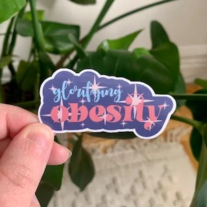 pornhint Pornhint glorifying obesity die cut sticker