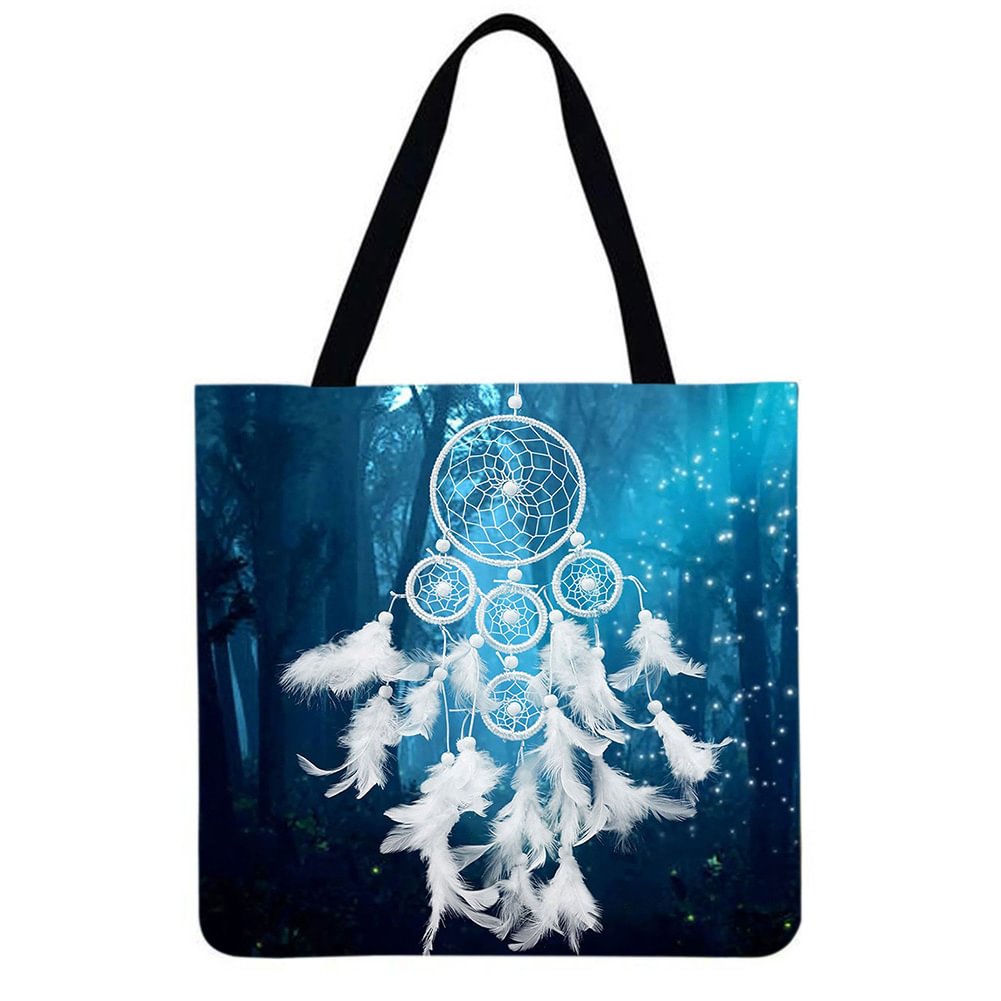 Linen Tote Bag-Dream catcher