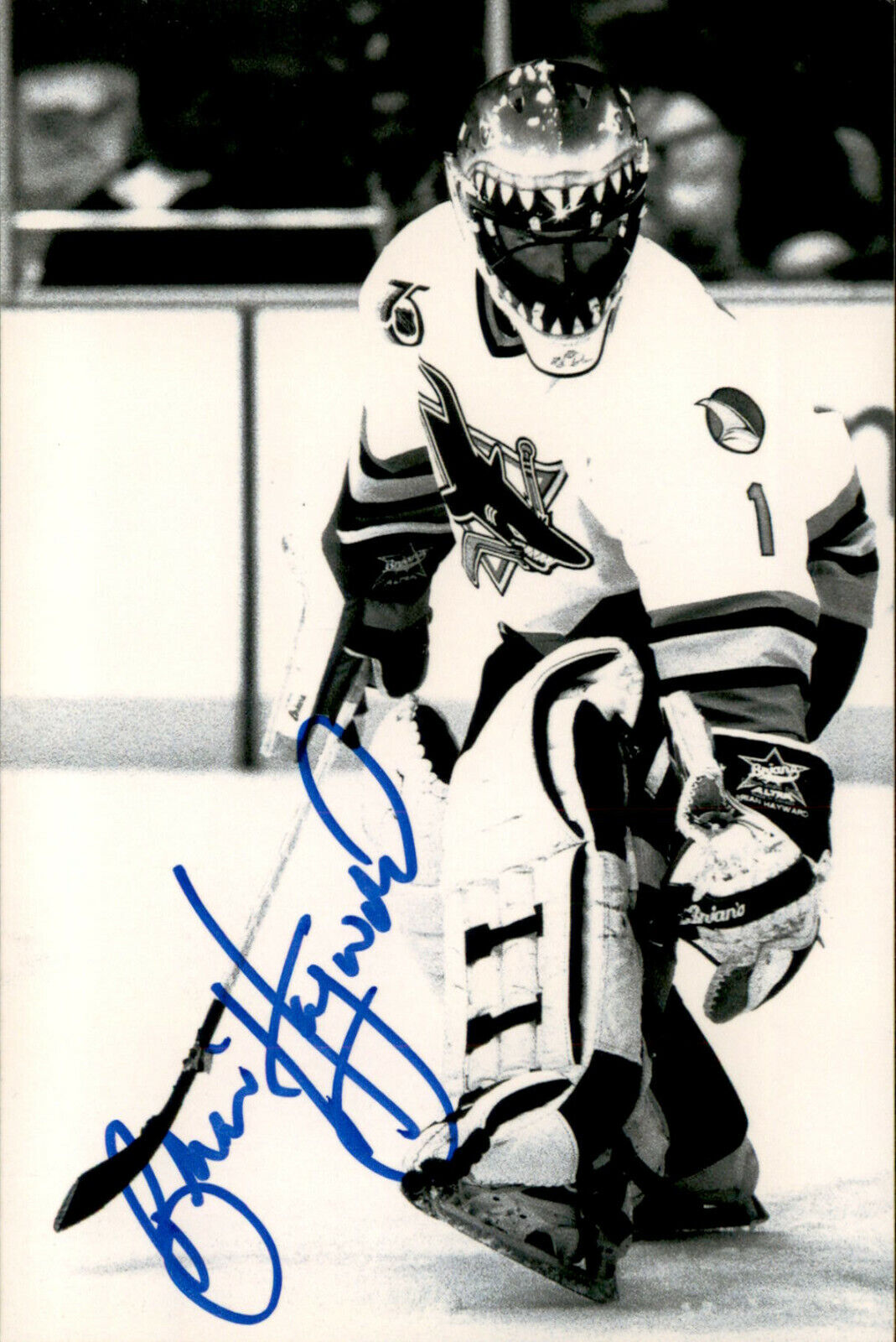 Brian Hayward SIGNED autographed 4x6 Photo Poster painting SAN JOSE SHARKS