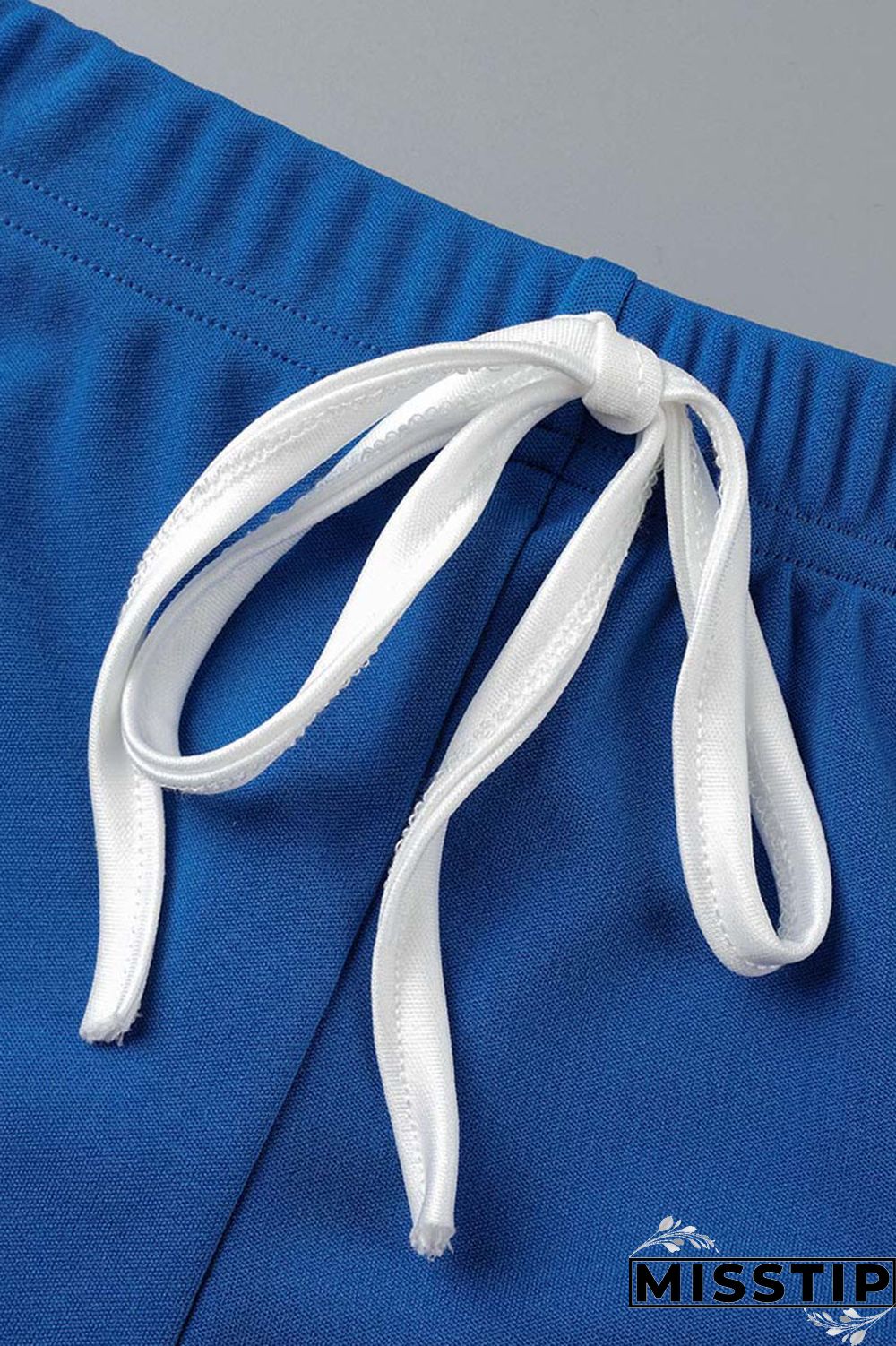 Green Fashion Casual Solid Patchwork Backless Halter Sleeveless Two Pieces