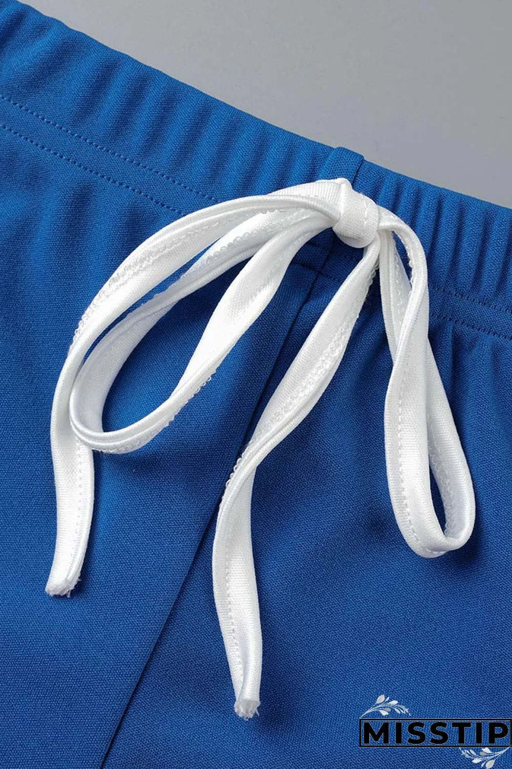 Green Fashion Casual Solid Patchwork Backless Halter Sleeveless Two Pieces