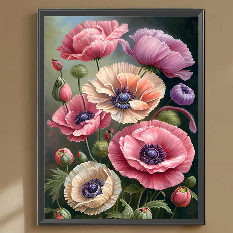 Flowers - Full Round - Diamond Painting (30*40cm)