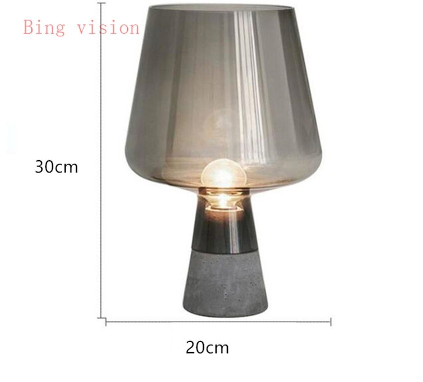 American LED Table Lamp Glass Living Room Loft Decr Home Countryside Simple Desk Lamp Pastoral Bedroom Bedside Art Table Light