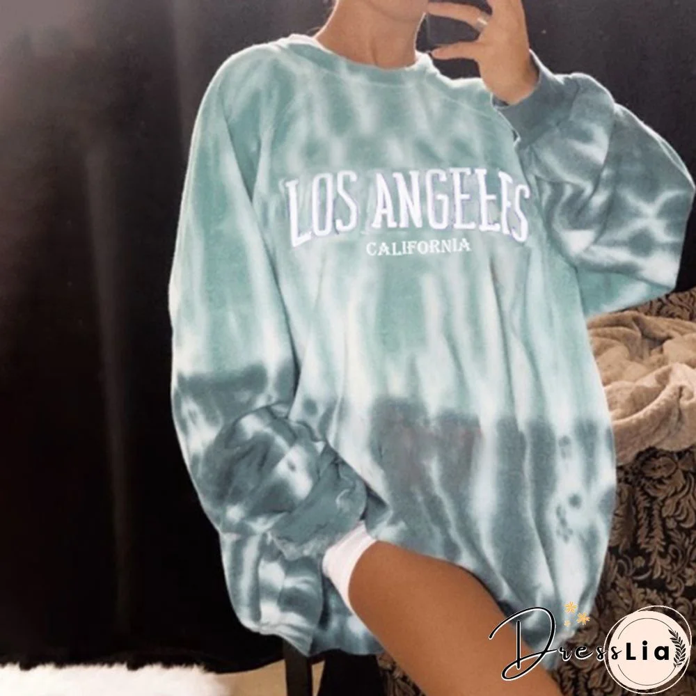 Vintage Printed Long-Sleeved Sweatshirt