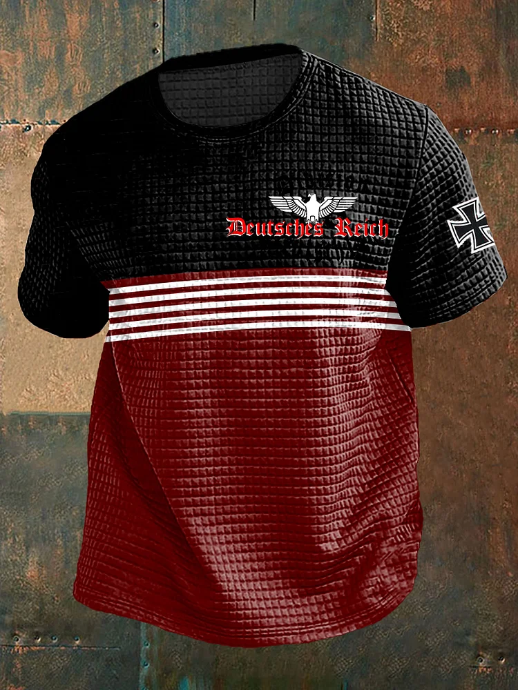 Deutsches Reich bedrucktes Kurzarm-T-Shirt f&uuml;r M&auml;nner