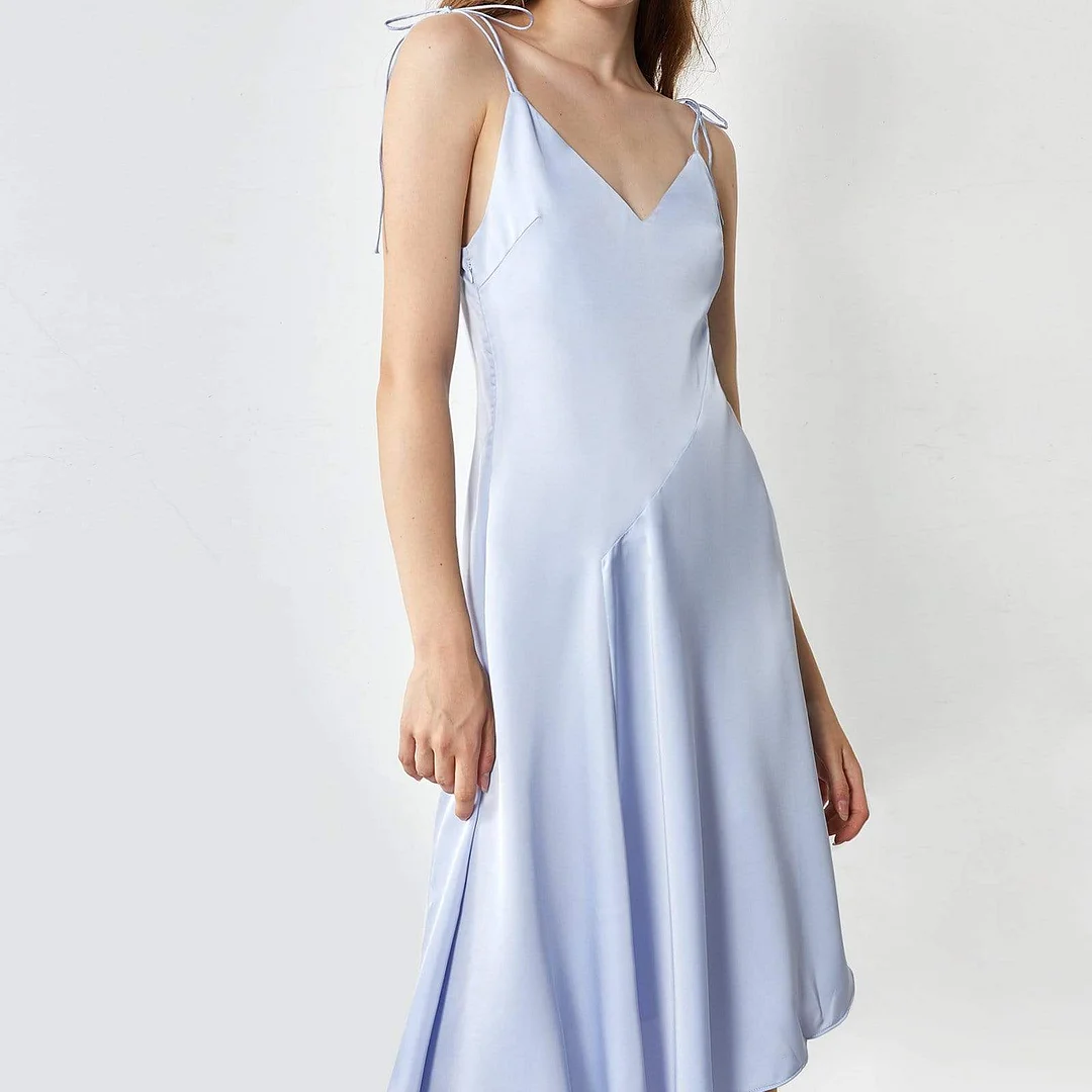 Crystal Blue Midi Dress