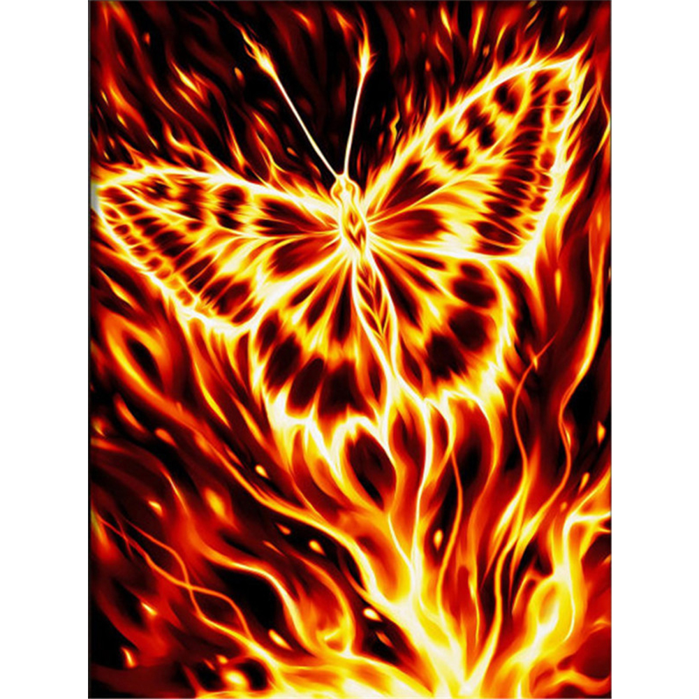 

Flame Butterfly - Square Drill Diamond Painting - 30*40CM, 501 Original