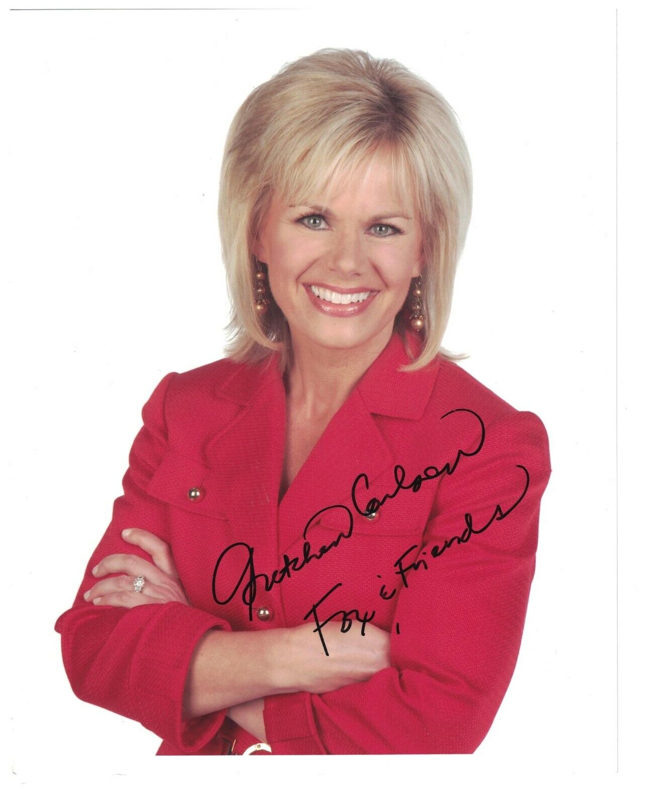 Gretchen Carlson Signed Autographed 8x10 Photo Poster painting Host Fox And Friends