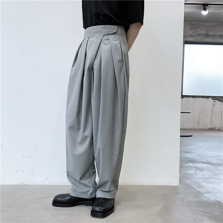 -7701 P75 High-waist Straight-leg Casual Pants-Dawfashion- Original Design Clothing Store-Halloween 2022
