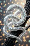 Luxury AB Velvet Diamond Painting Kit - Crystal Snake