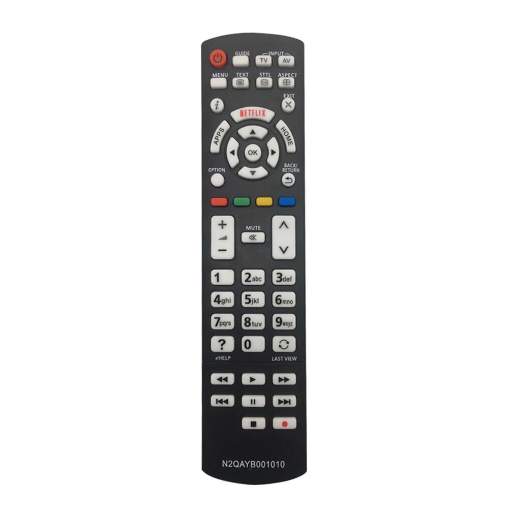 

Replacement for Panasonic N2QAYB001010 N2QAYB001011 Remote Control Silver, 501 Original