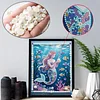 Diamond Painting-DIY Special Shaped Drill Pearl Painting Mermaid(30x40cm)