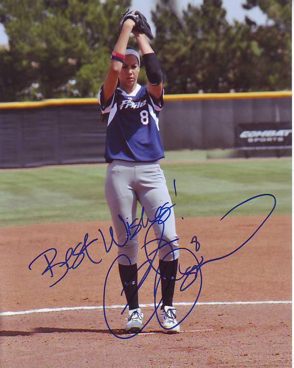 CAT OSTERMAN signed autographed USA OLYMPIC SOFTBALL 8x10 Photo Poster painting