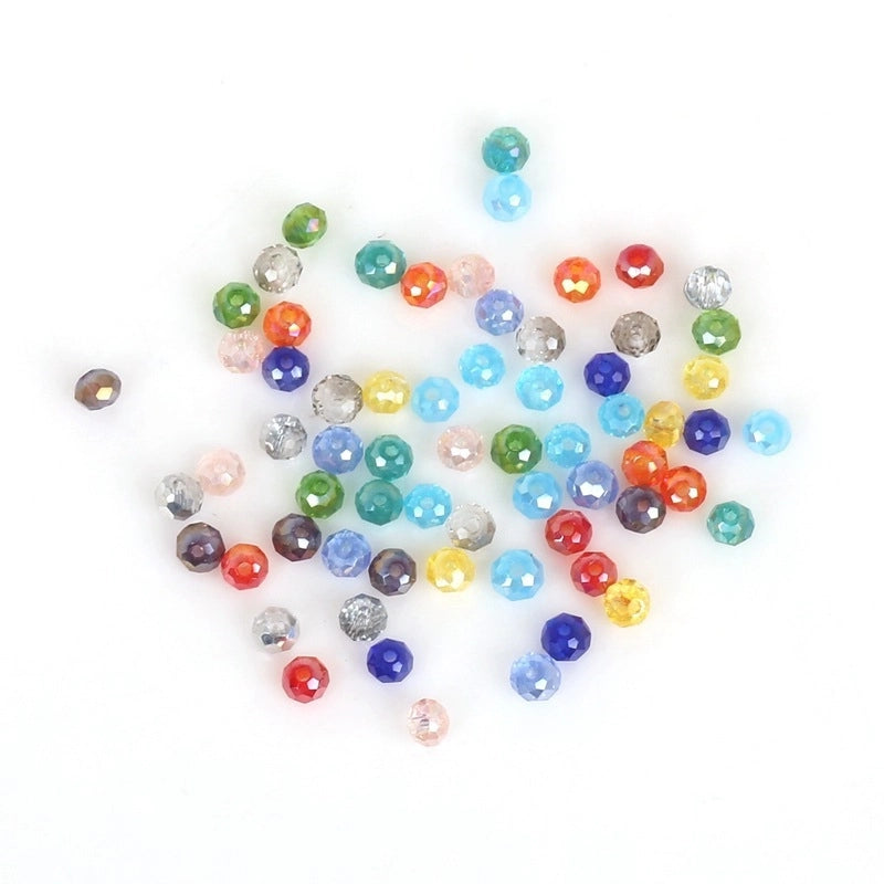 1 Piece/Bag (about 110 Pieces) Diameter 3mm Glass Geometric Jewelry Accessories