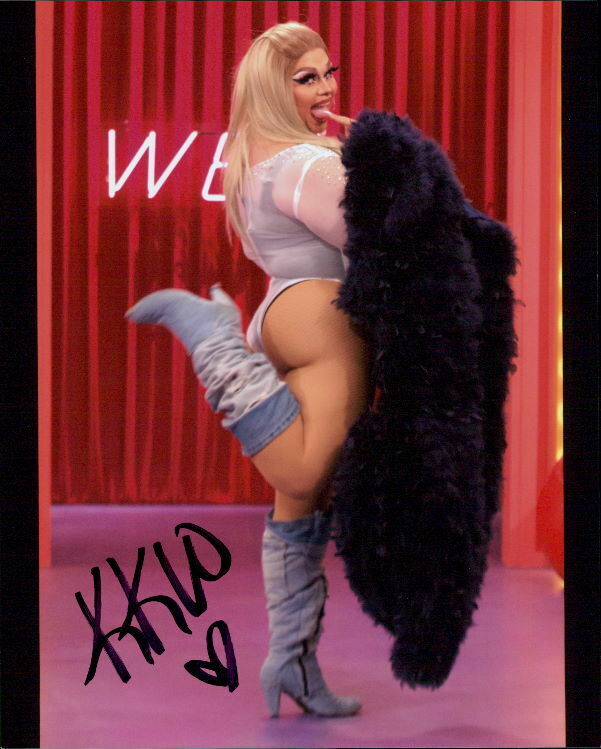 Kalorie Karbdashian Williams (RuPaul's Drag Race) signed 8x10 Photo Poster painting In-person