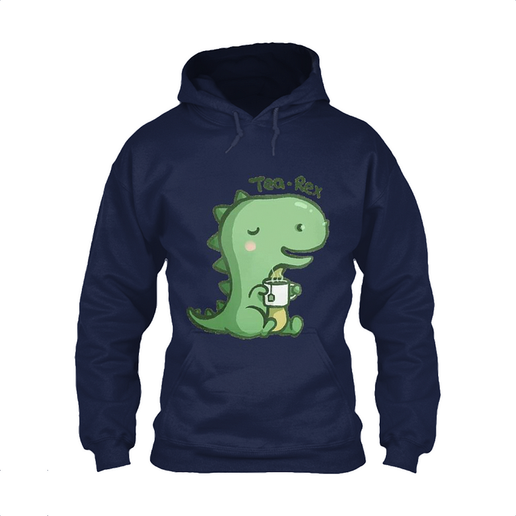 Relaxed T Rex, Dinosaur Classic Hoodie