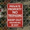 Warning - Vintage Metal Signs(12*16Inch) - Warning