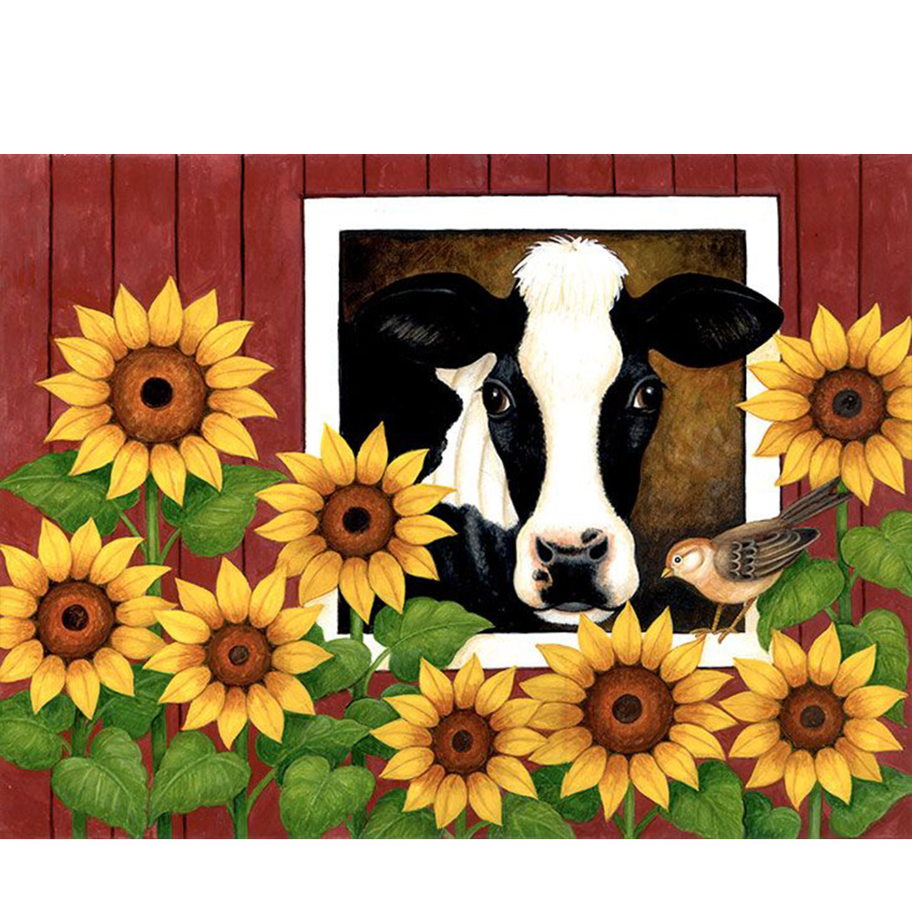 

Cow - Round Drill Diamond Painting - 40*30CM, 501 Original