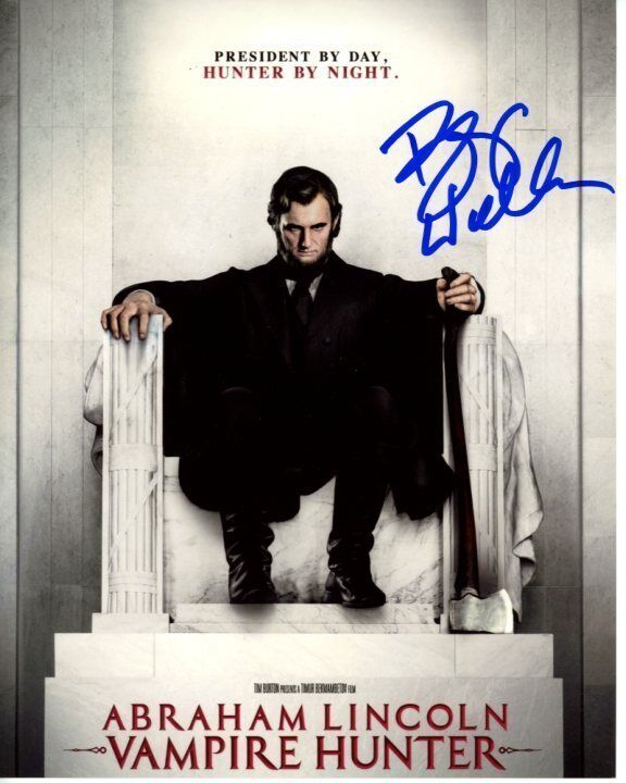 BENJAMIN WALKER signed ABRAHAM LINCOLN VAMPIRE HUNTER 8x10 Photo Poster painting