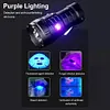 LED Mini Portable Flashlight USB Rechargeable Power Display Emergency Work Light