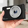 Compact Digital Camera with Fill Light (TF Card Not Included) HD Anti-Shake Student Camera Multiple Modes Portable Mini HD Video Camera Gift for Kids Teens and Starters