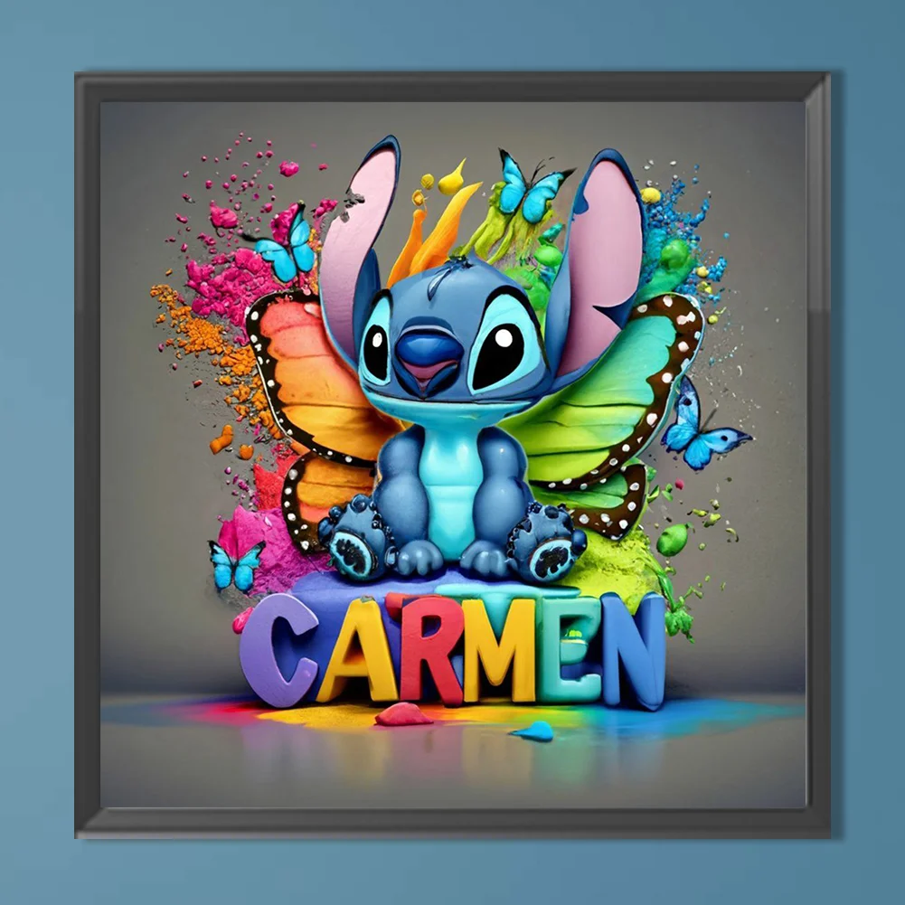 Full Round Diamond Painting 40*40cm - Butterfly Stitch