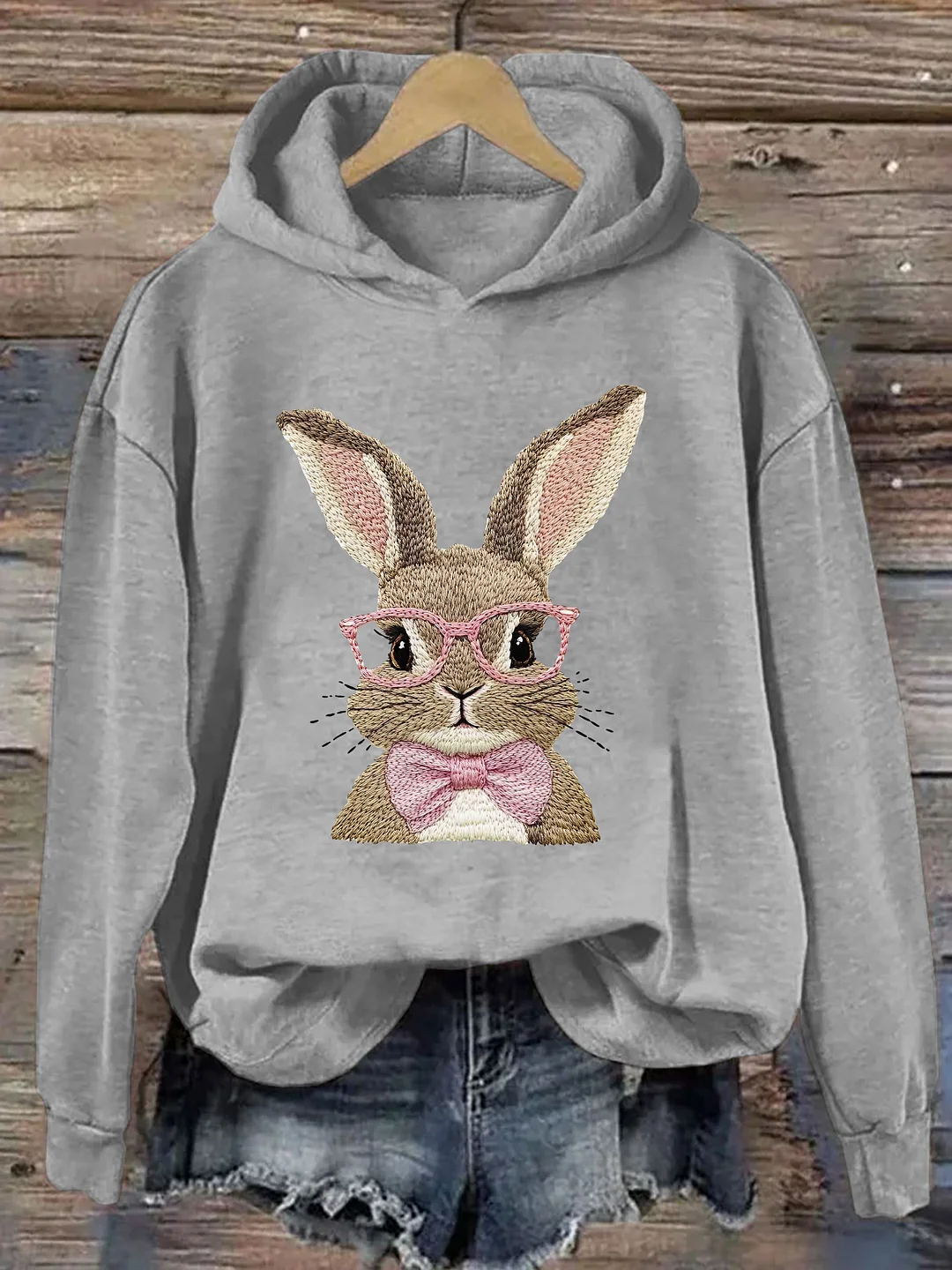 Retro Easter Bunny Hoodie