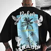 Oversize Palm Paradise Tee by Inlyline