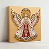 (25x25cm)DIY Pearl Painting Xmas Framed Handmade Pearl Material Art Kit Living Room Decor