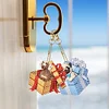 (US Local)6PCS  Gift Dogs DIY Diamond Painting Keychain Diamond Art Kits Keyrings