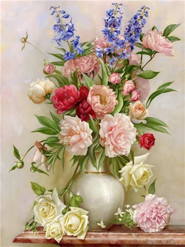 Diamond Painting - Full Round/Square Drill - Flower(30*40 - 50*60cm)