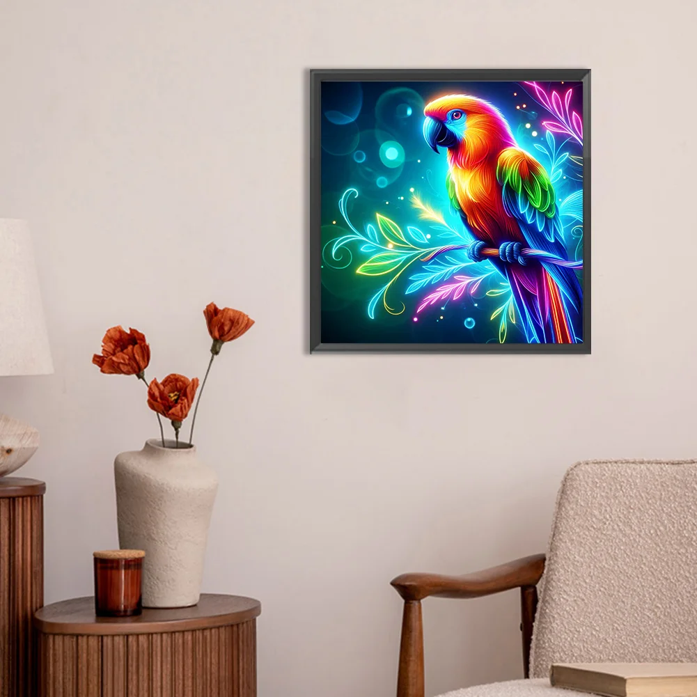 Diamond Painting - Full Round Drill - Parrot(Canvas|30*30cm)