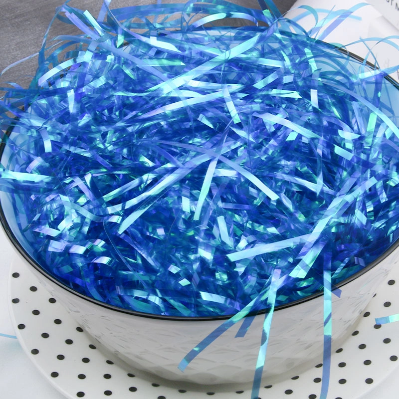 Magic Color Raffia Grass Shredded Paper Silk Filler Factory Gift Box Accessories Diy Material Handmade Factory Direct Sales