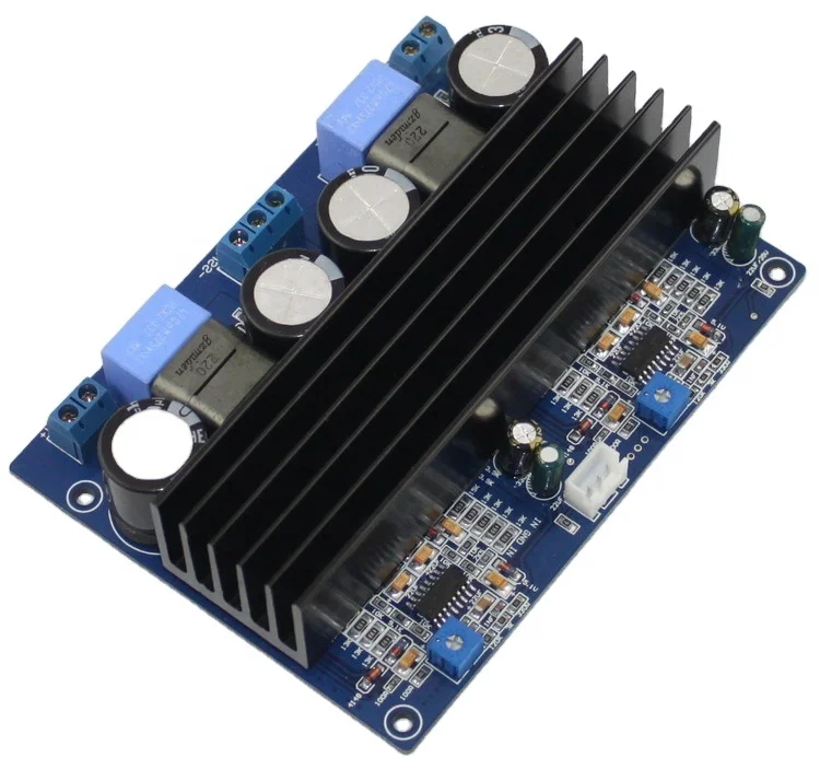 IRS2092 DC Digital Class D Power Amplifier Board 200W+200W Small Size Two Channel Stereo Power Amplifier