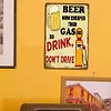 Bi&egrave;re - Panneaux en &eacute;tain m&eacute;tallique(20*30cm) - Bi&egrave;re