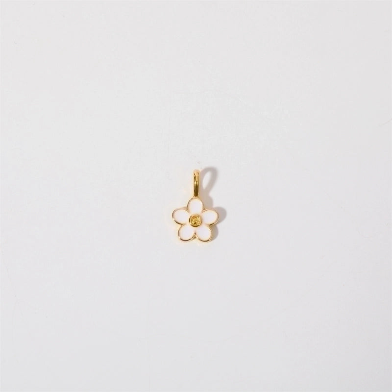 1 Piece Copper Zircon Gold Plated Cross Heart Shape Polished Pendant Chain