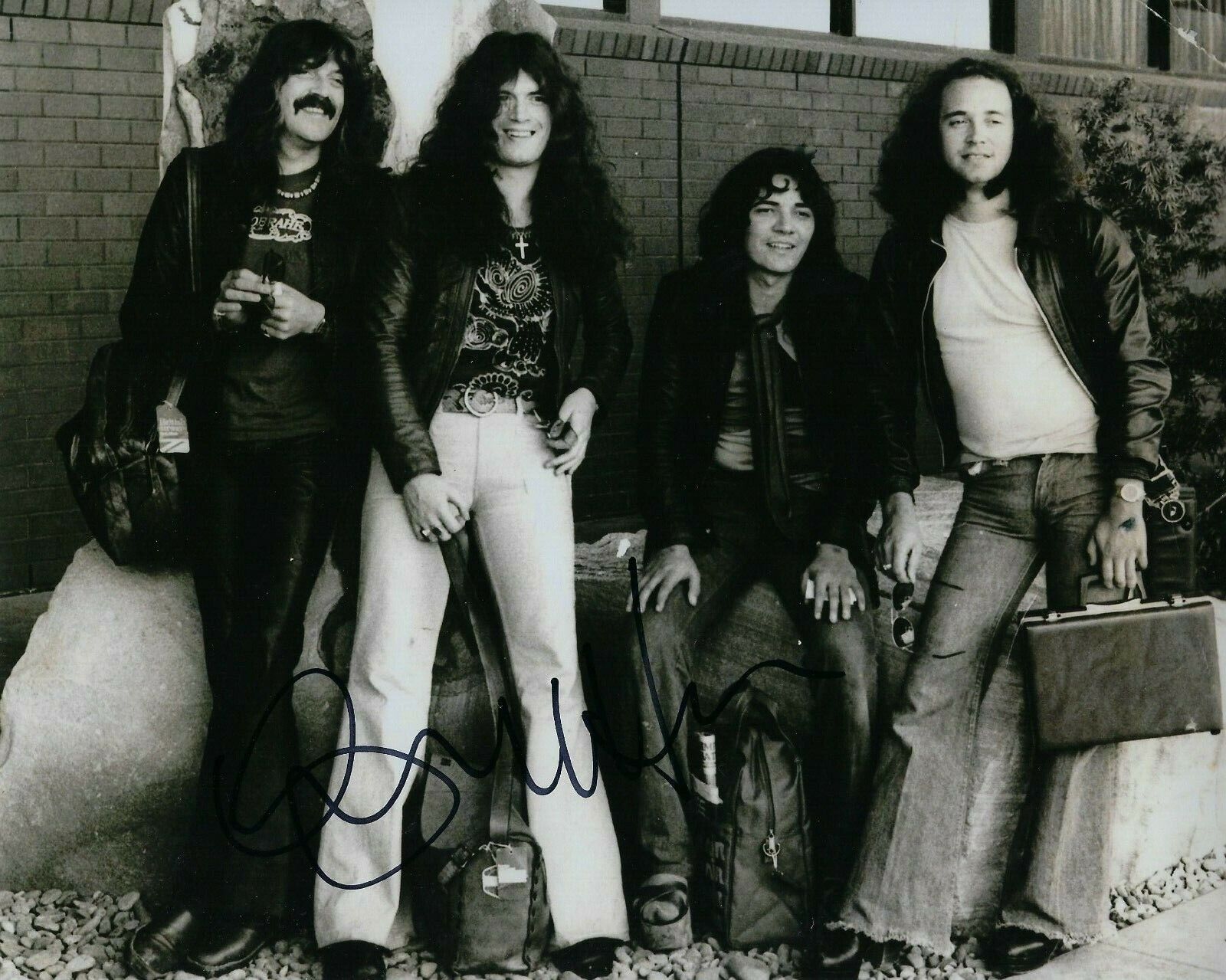 GFA Deep Purple * GLENN HUGHES * Signed Autographed 8x10 Photo Poster painting PROOF G8 COA