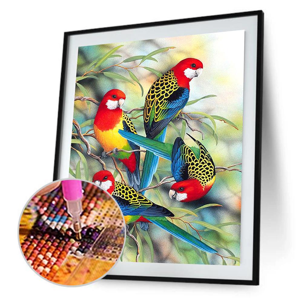 

30*38CM - Bird - Special Shaped Diamond Painting, 501 Original