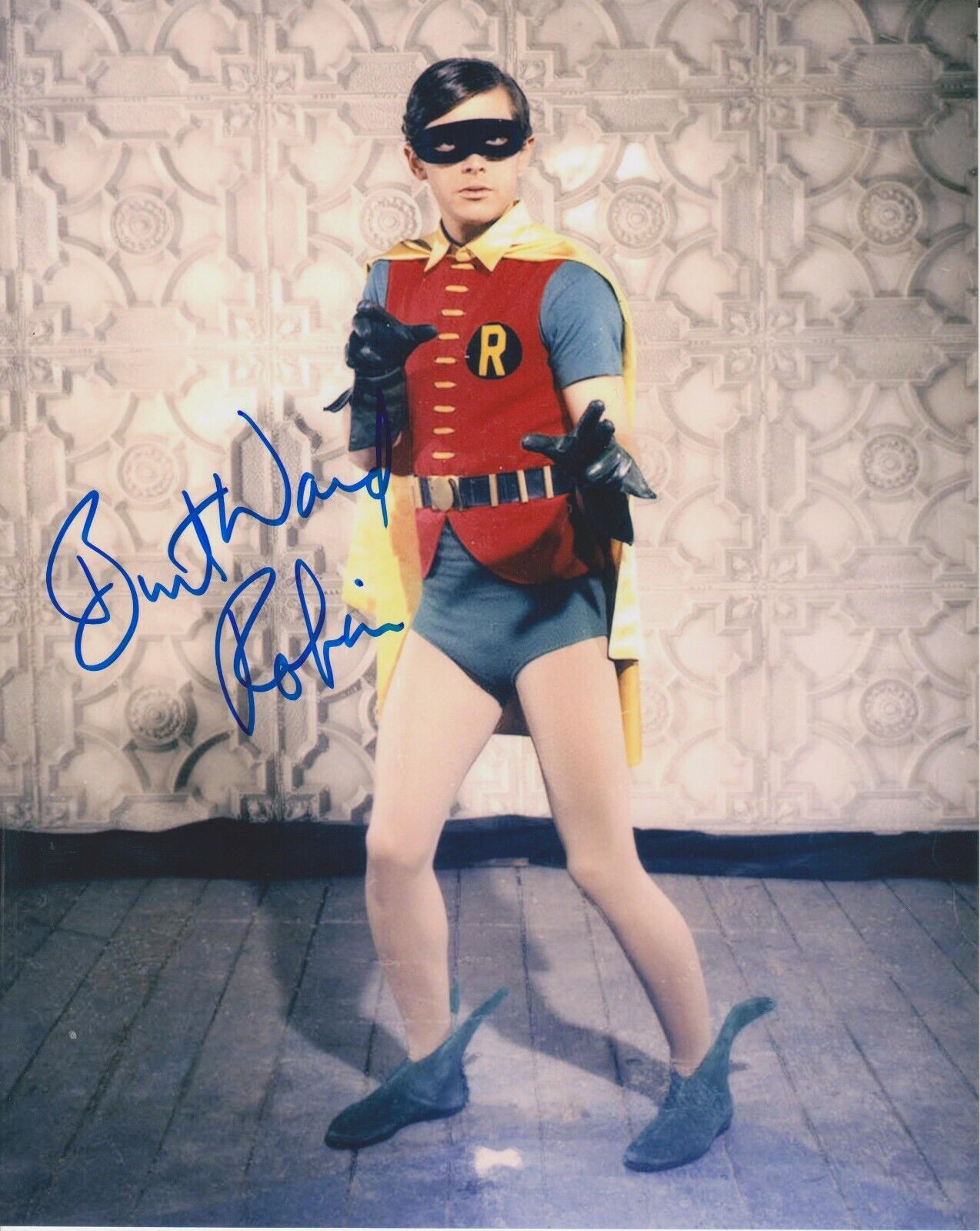 Burt Ward Original Autographed 8x10 Photo Poster painting - Batman & Robin - RARE!!! #14