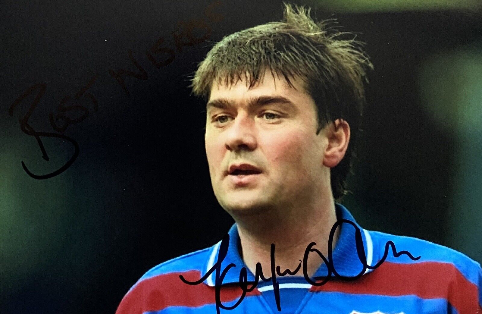 Ian Snodin Genuine Hand Signed Oldham Athletic 6X4 Photo Poster painting