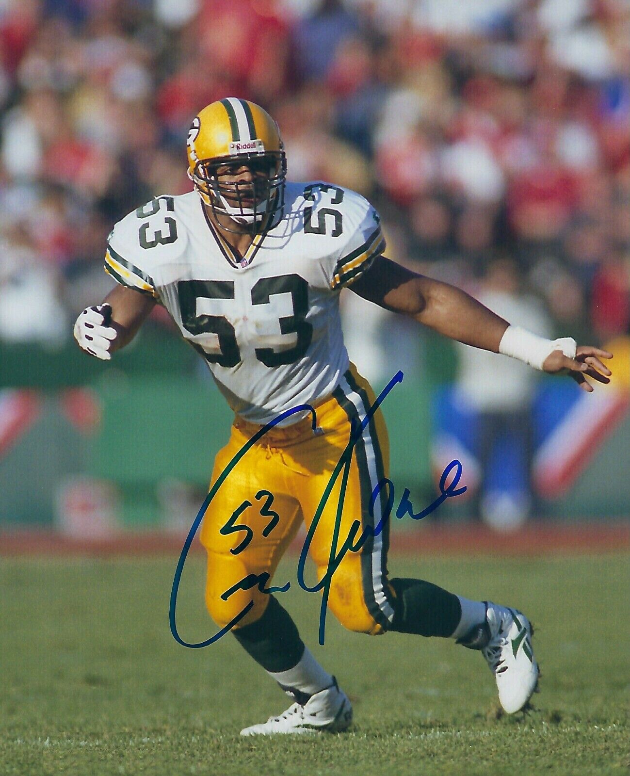 George Koonce Autographed Signed 8x10 Photo Poster painting ( Packers ) REPRINT