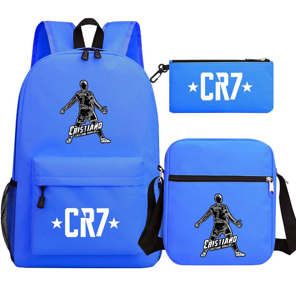 Mayoulove Cristiano Ronaldo Backpack Lightweight Design for School and Outdoor Activities-Mayoulove