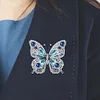 4Pcs Diamond Painting Brooch Butterfly Brooch Jewelry Kit DIY Diamond Pins